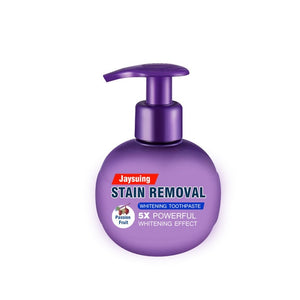 Stain removal whitening toothpaste